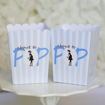About to Pop Popcorn boxes (Blue) x 5 